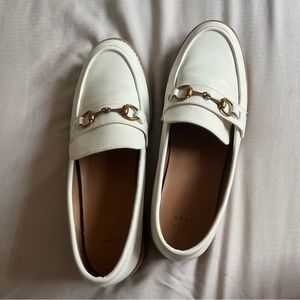 A new day white loafers